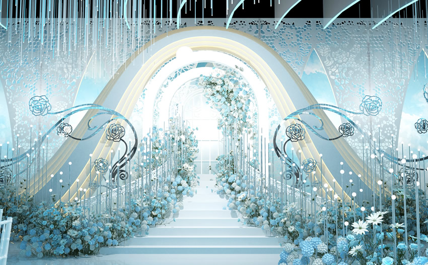 可克达拉釡香烙馍村水晶厅效果展示